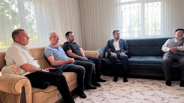  AK Parti Heyetinden Çalışkan Ailesine Taziye Ziyareti