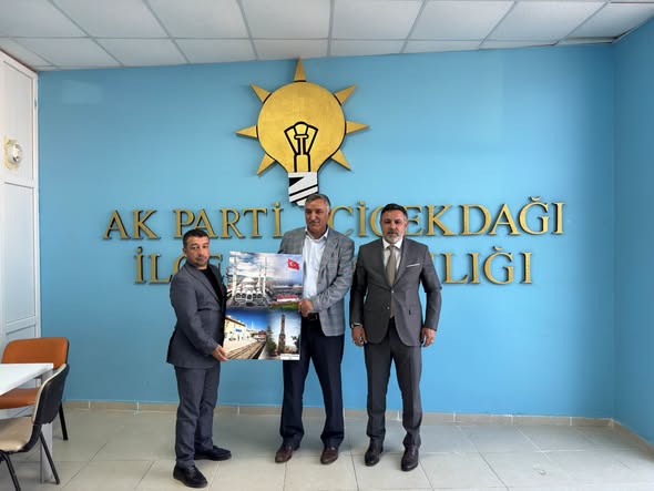  AK Parti Yerköy Teşkilatından Çiçekdağı’na Hayırlı Olsun Ziyareti