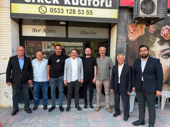 MHP Yozgat Teşkilatından Berberler ve Kuaförler Odası’na Ziyaret