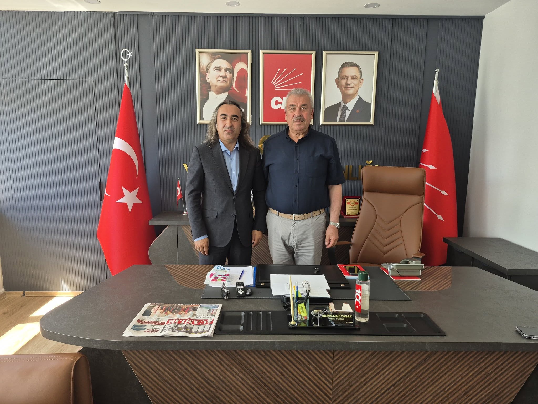 Yozgat’ta Siyasi Diyalog: Aydoğmuş’tan CHP İl Başkanı Yaşar’a Ziyaret