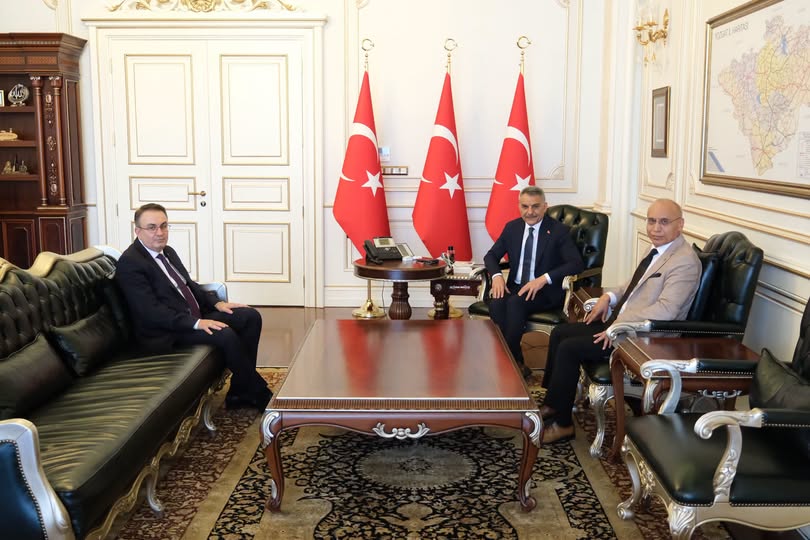 Fatih Kaya ve Gencay Koyunbaşoğlu’ndan Vali Özkan’a Ziyaret