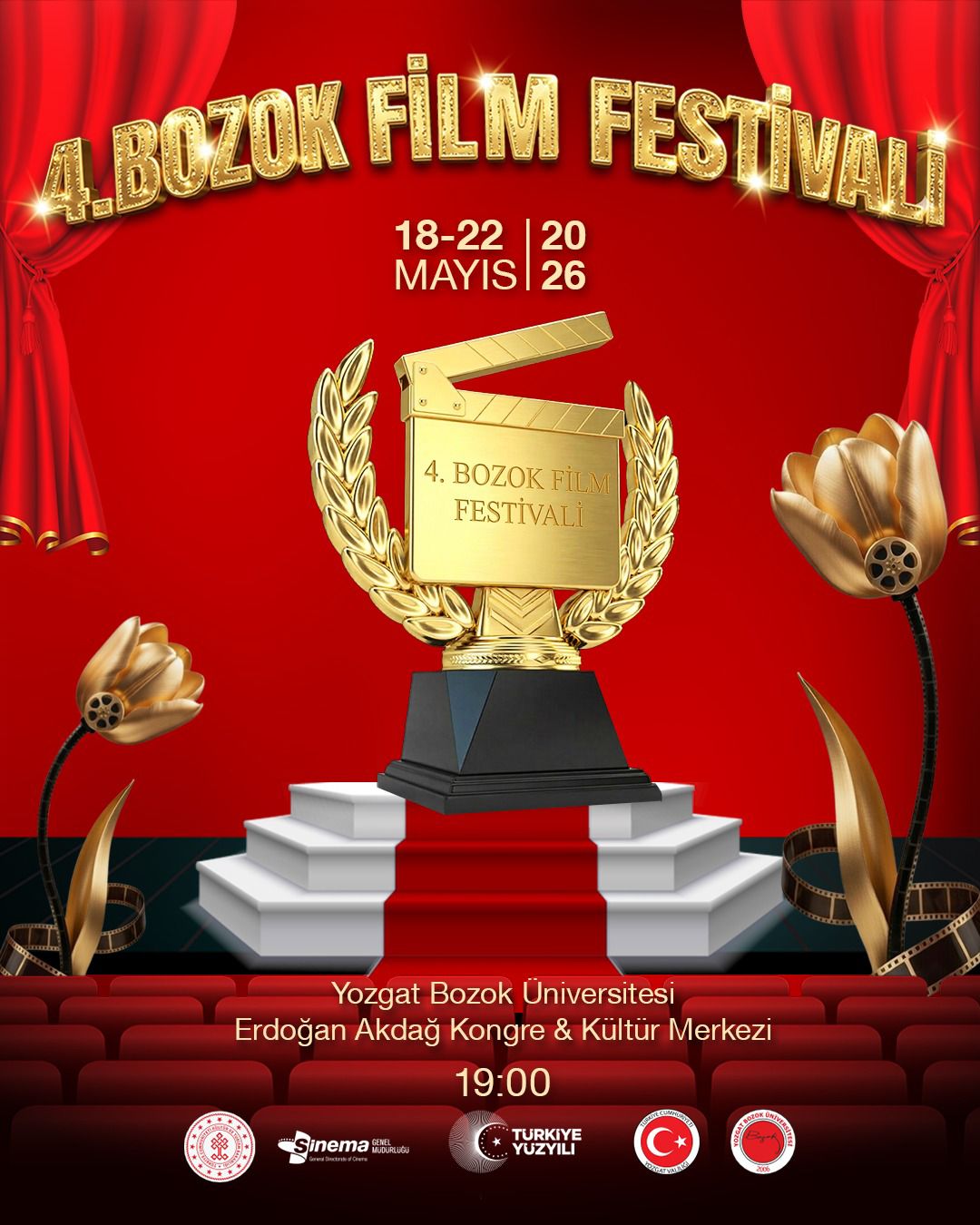 Yozgat’ta Sinema Rüzgârı Esecek: 4. Ulusal Bozok Film Festivali Başlıyor