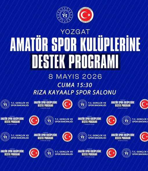 Yozgat’ta Amatör Spora Dev Destek