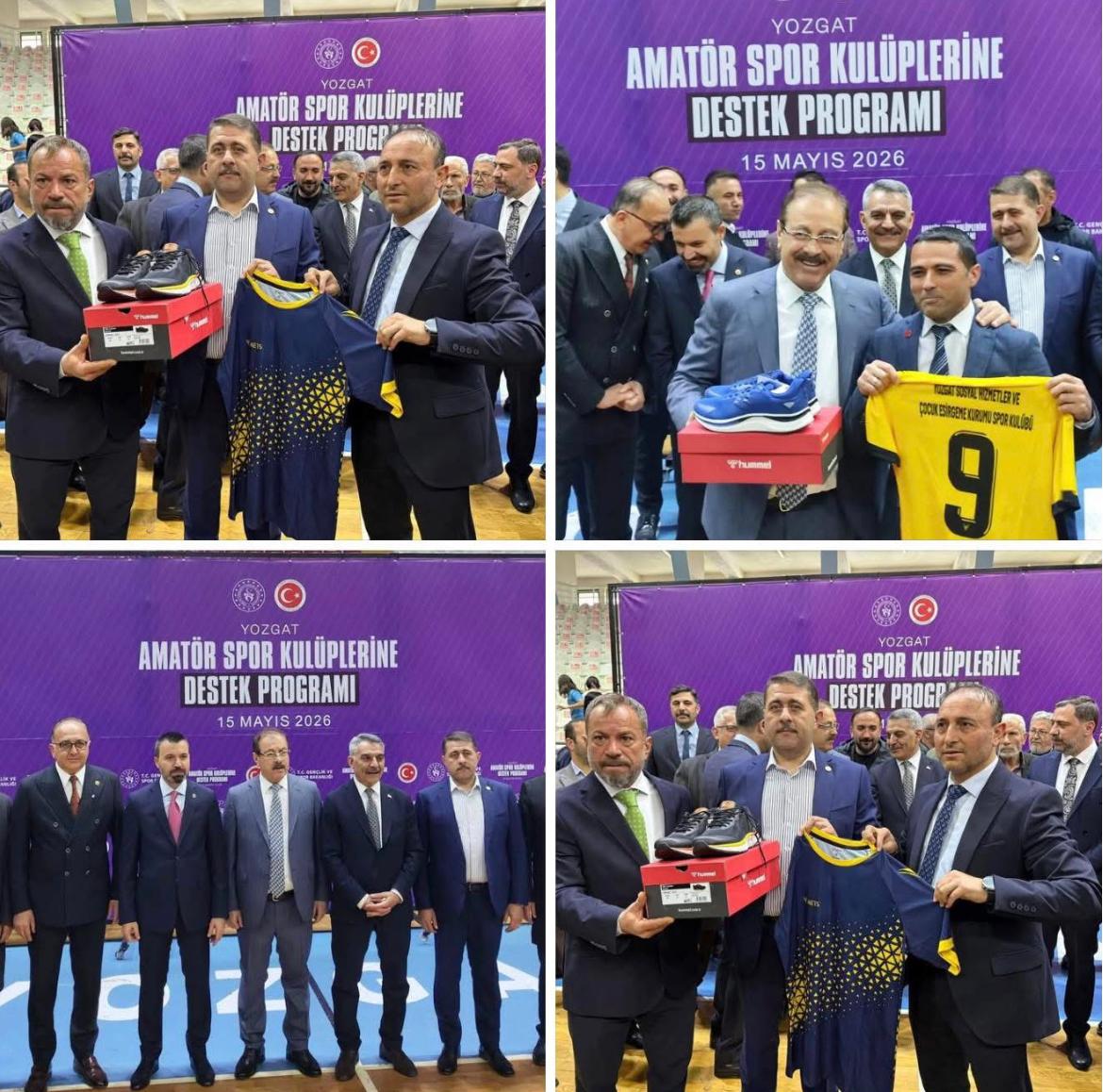 Yozgat’ta Amatör Spor Kulüplerine Büyük Destek: 44 Kulübe Malzeme Yardımı