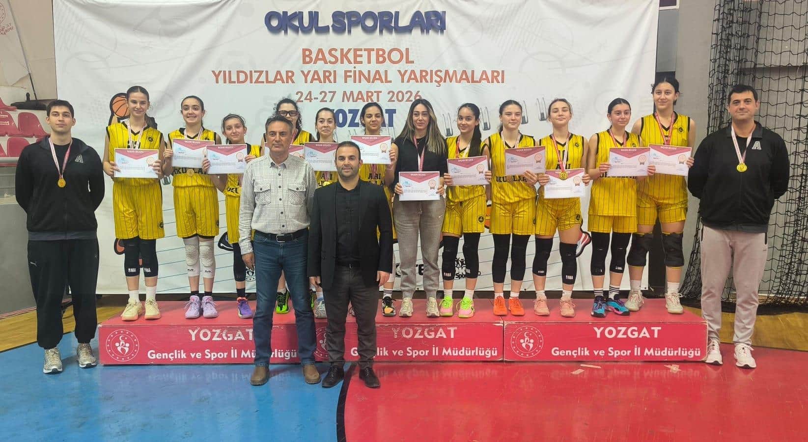 Yozgat’ta Basketbol Yıldızlar Türkiye Yarı Finallerinde Büyük Heyecan