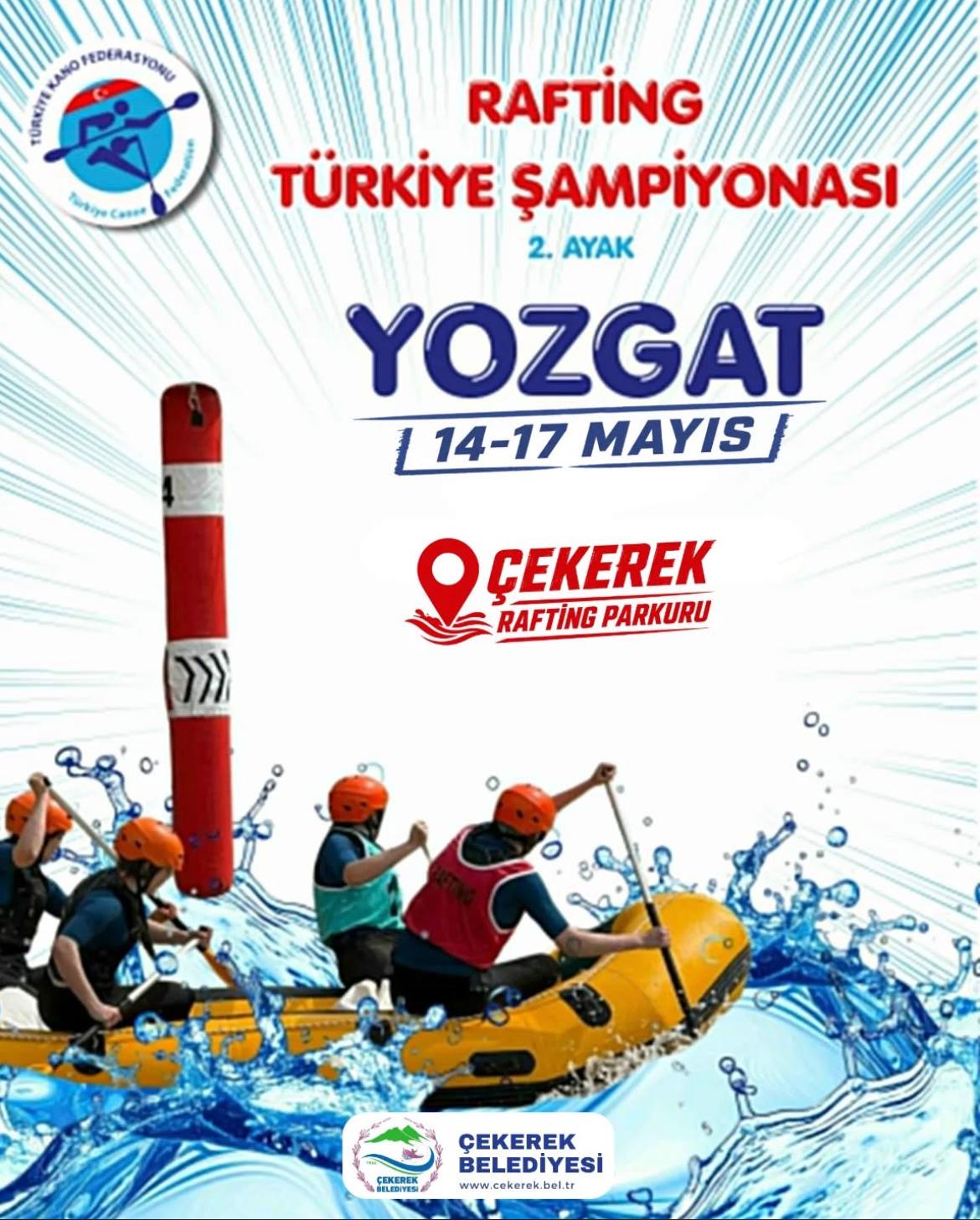 Türkiye’nin Rafting Nabzı Çekerek’te Atacak