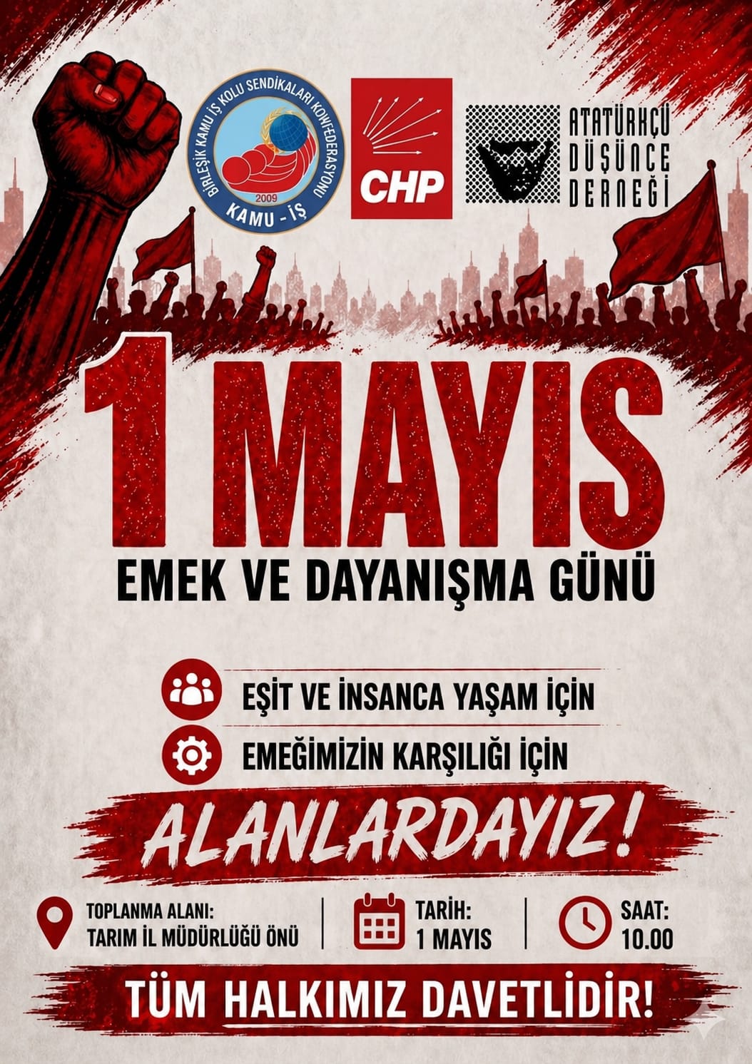 Eğitim-İş Yozgat’tan 1 Mayıs Çağrısı: “Birleşe Birleşe Kazanacağız”