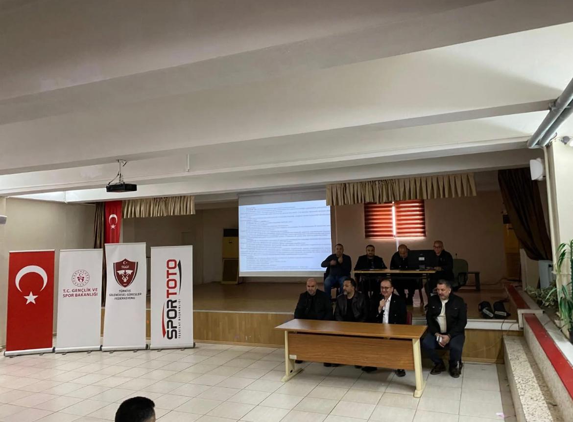 Şalvar Güreşi Hakemleri Kahramanmaraş’ta Gelişim Seminerinde Buluştu