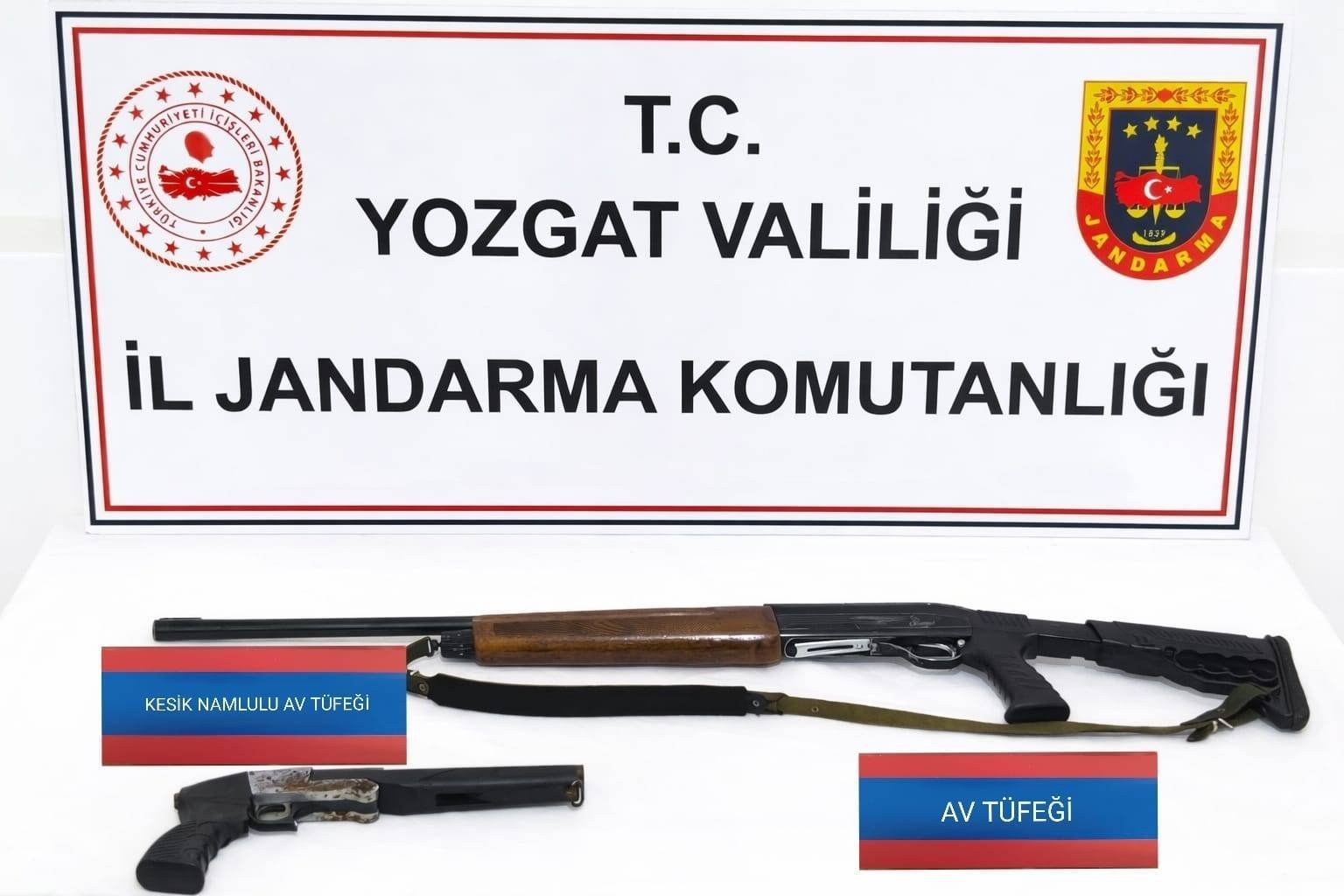 Kadışehri’nde Ruhsatsız Tüfek Operasyonu