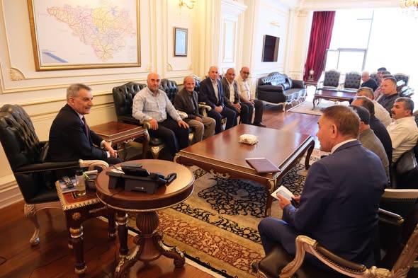 Vali Mehmet Ali Özkan Muhtarları Makamında Ağırladı