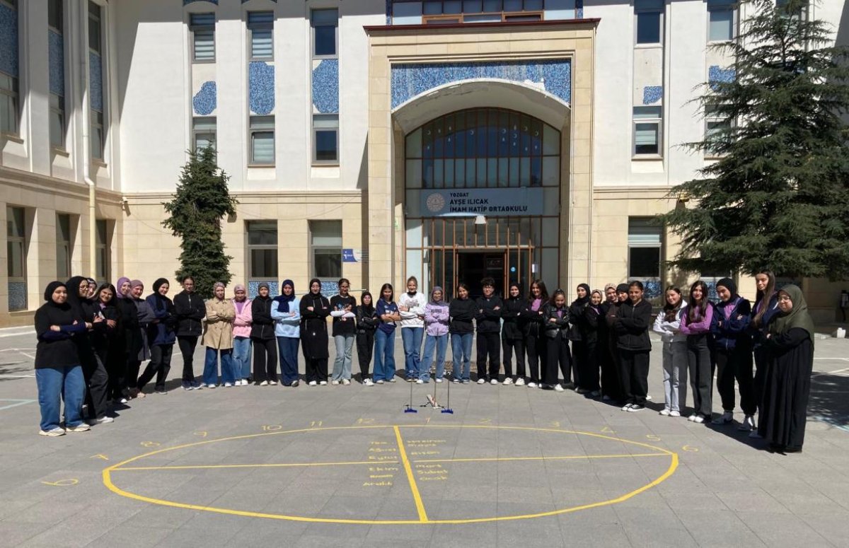 Uluslararası Güneş Saati ve Yerkürenin Çevresini Hesaplama Etkinlikleri Gerçekleştirildi