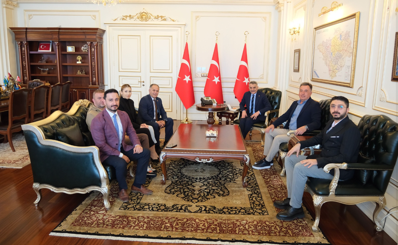 Türkiye Spor Bilimleri Derneği’nden Vali Özkan’a Ziyaret