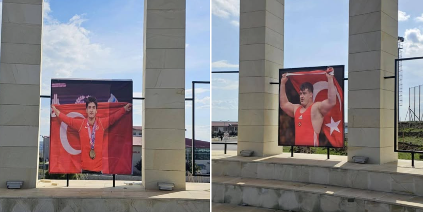Bozok Üniversitesi’nden Anlamlı Vefa: Yozgatlı Şampiyonlar Kampüs Girişinde