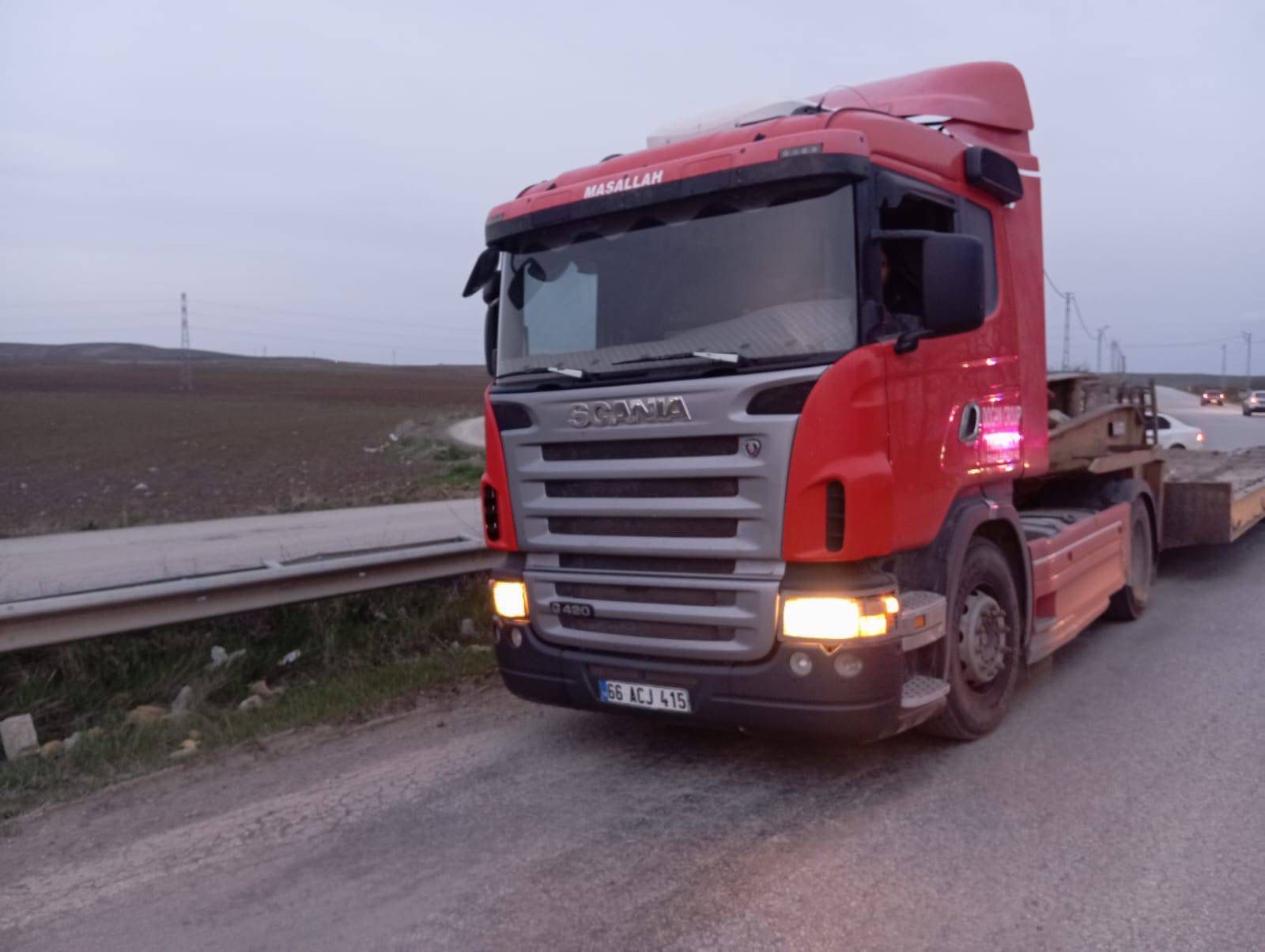  Yakalamalı Çekici Jandarmadan Kaçamadı