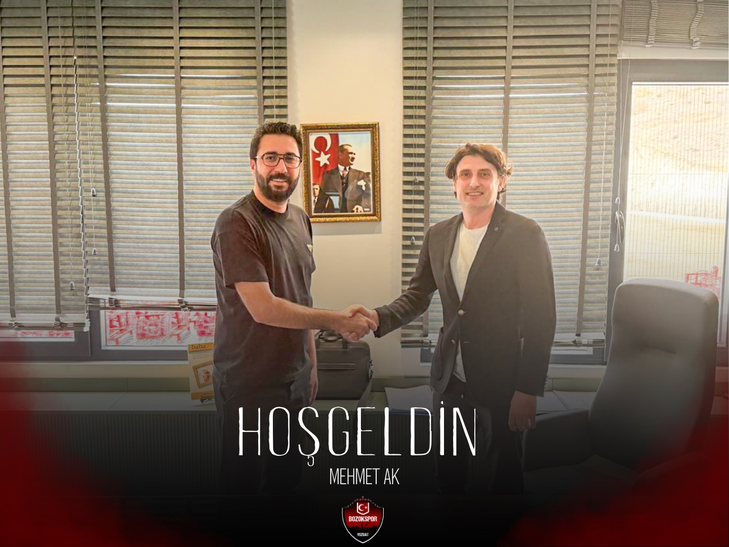 Yozgat Bozokspor’da Yeni Teknik Direktör Mehmet Ak Göreve Başladı