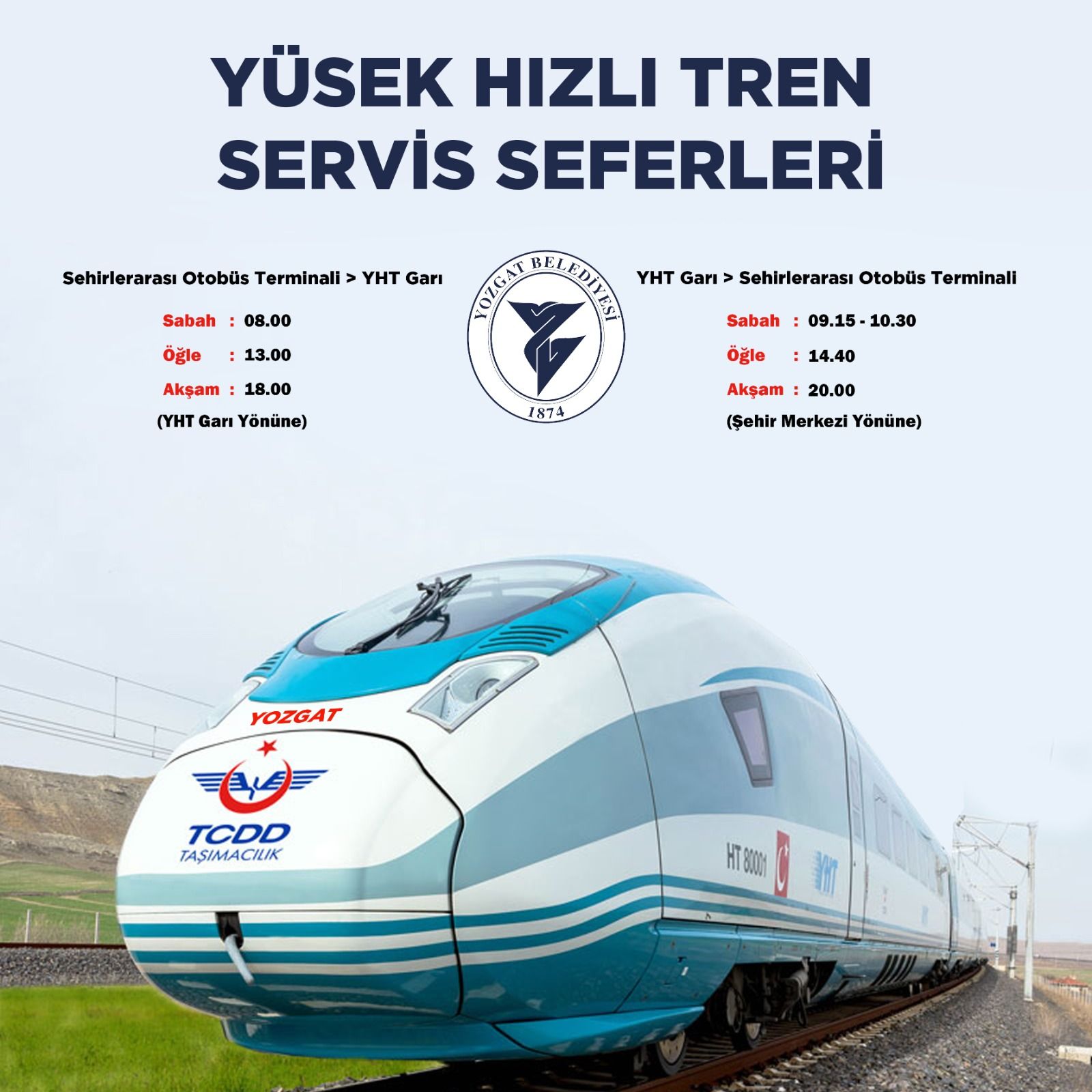 Yozgatlı Esnaftan Hızlı Tren Tepkisi: “Yozgat’a Yer Yok, Sivas’tan Boş Koltuk Var!”