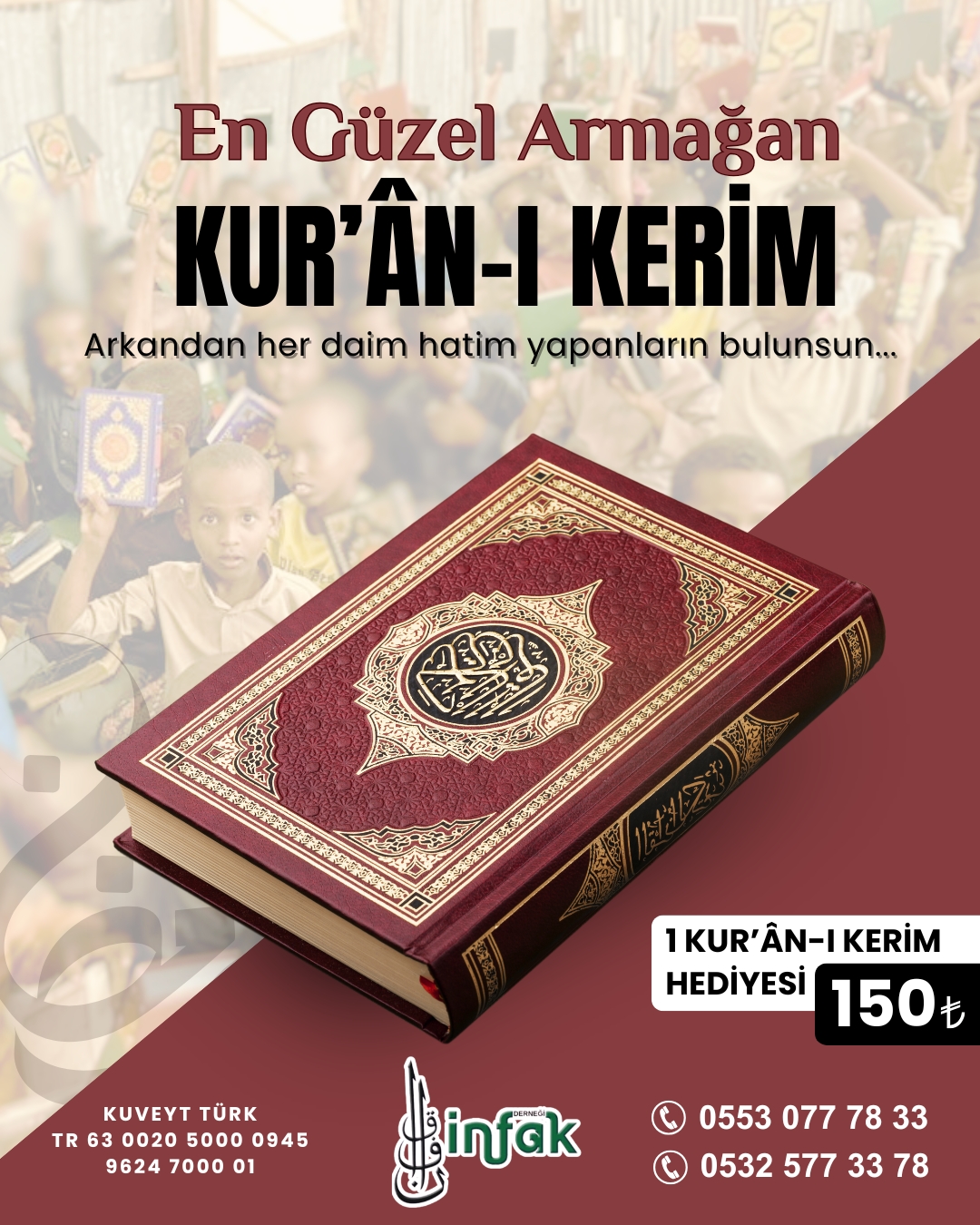 Yozgat İnfak Derneği’nden Afrika’ya Anlamlı Yolculuk: 23 Nisan’da Kur’an Dağıtımı